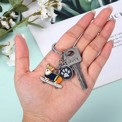 Alloy Enamel Keychains KEYC-SW00007-02-1