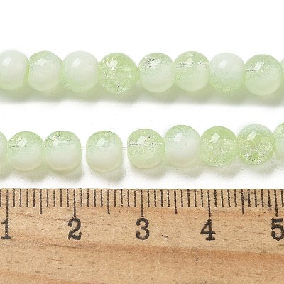 Crackle Glass Beads Strands GLAA-U001-6mm-09-1