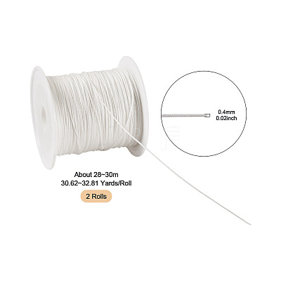 2 Rolls Nylon Braided Cord NWIR-TA0001-27-1