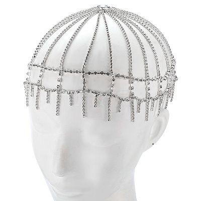 Alloy Rhinestone Headbands AJEW-WH20020-247P-1