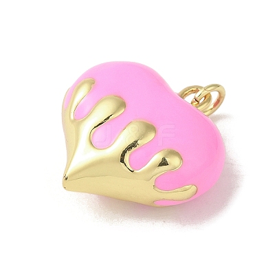 Rack Plating Brass Enamel Pendants KK-S366-05G-09-1