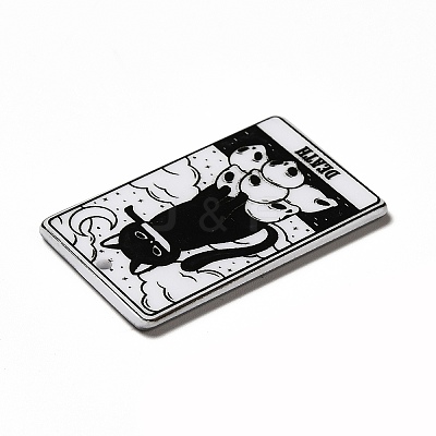 Tarot Theme Printed Acrylic Pendants MACR-G061-04E-1