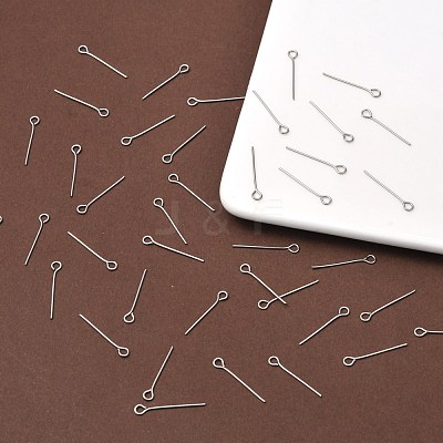 Tarnish Resistant 304 Stainless Steel Eye Pin STAS-E013-0.6x20mm-1