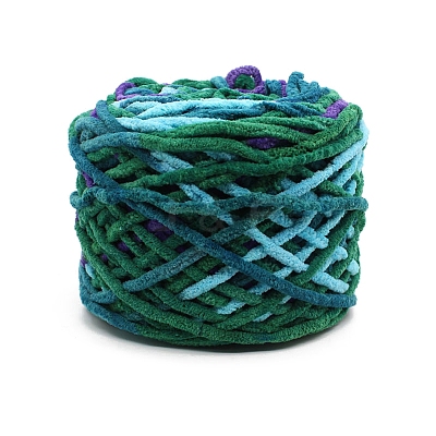 Segment Dyed Gradient Thick Polyester Yarn PW-WG7FCB9-19-1