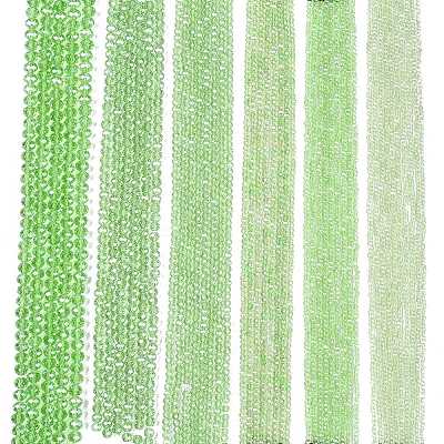Electroplate Glass Beads Strands EGLA-A044-T6mm-A09-1