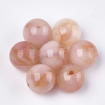 Acrylic Beads OACR-S029-060F-03-1
