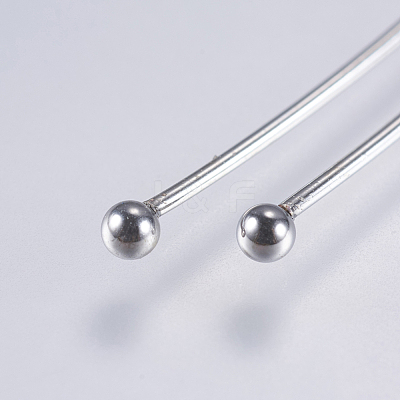 Tarnish Resistant 304 Stainless Steel Ball Head Pins STAS-F146-02P-40mm-1