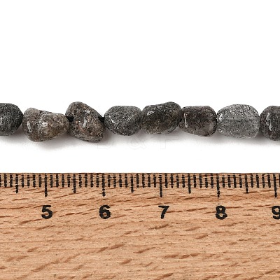Natura Black Rutilated Quartz Beads Strands GG-CBAC13F-A02-02-1