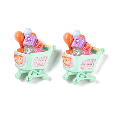 Supermarket Theme Opaque Resin Decoden Cabochons RESI-N039-115D-1