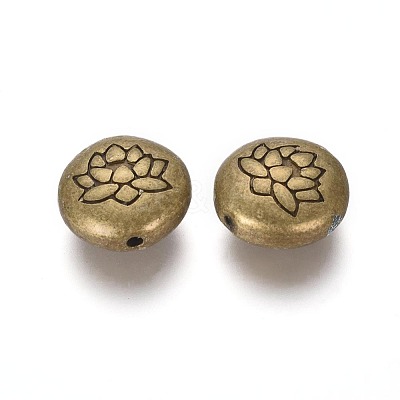 Tibetan Style Alloy Beads TIBEB-Q067-08AB-NR-1