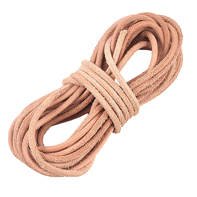5M Cowhide Leather Cords for DIY Craft WL-GF0001-25B-03-1