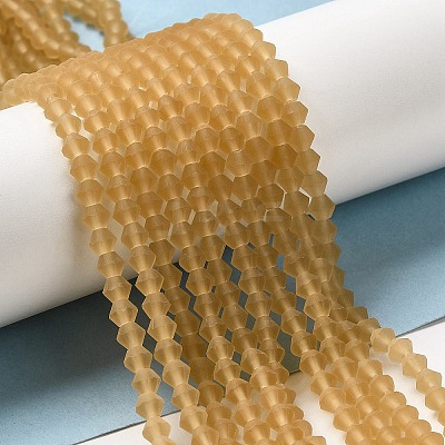 Imitate Austrian Crystal Frosted Glass Beads Strands EGLA-A039-T2mm-MD18-1