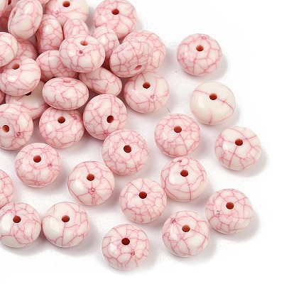 Acrylic Imitation Turquoise Beads OACR-S047-17B-1