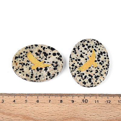 Natural Dalmatian Jasper Cabochons G-T143-28J-1