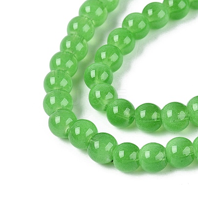 Acrylic Imitation Cat Eye Beads Strands OACR-Q197-01A-08-1