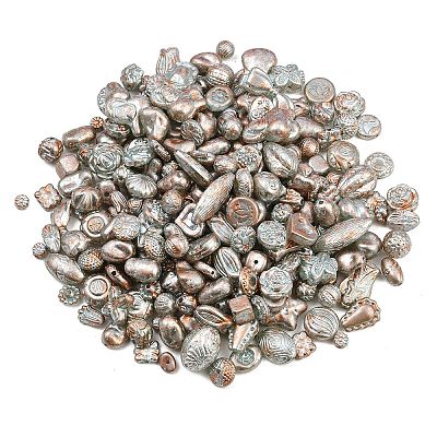 Antiqued Acrylic Beads AC-CBAAA05-01D-1
