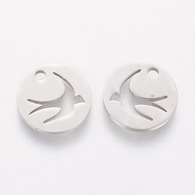 Non-Tarnish 201 Stainless Steel Charms STAS-Q201-T189-1