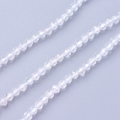 Natural White Topaz Beads Strands G-F619-28-2mm-1