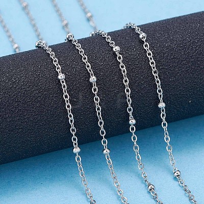 Tarnish Resistant 304 Stainless Steel Cable Chains CHS-L017-12C-1