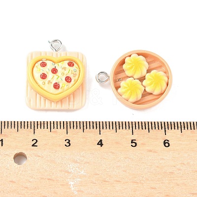 Opaque Resin Pendants X-RESI-V005-003-1