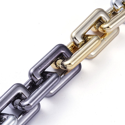 Handmade CCB Plastic Cable Chains AJEW-JB00675-01-1