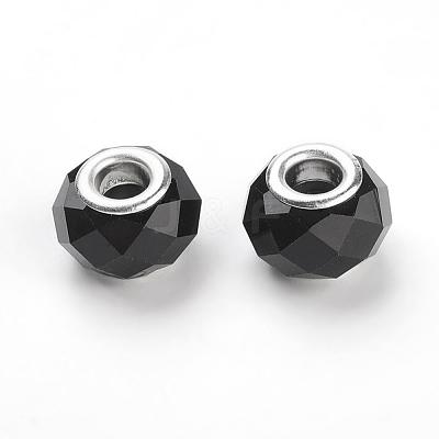 Handmade Glass European Beads GPDL25Y-C27-1