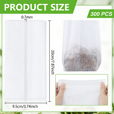 100Pcs Rectangle No-woven Fabric Planting Bag AJEW-WH0709-382B-1