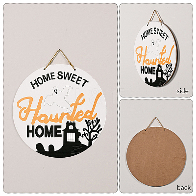 Wooden Pendant Decorations WOOD-CN0001-020A-1