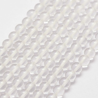 Natural Quartz Crystal Beads Strands G-N0218-01-3mm-1