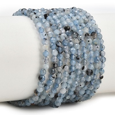 Natural Devil Blue Aquamarine Beads Strands GG-CBAF158-D01-04-1