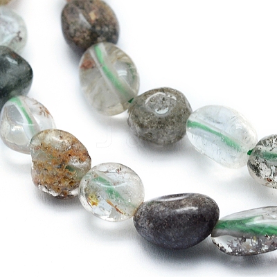 Natural Lodolite Quartz Beads Strands G-L550A-07-1