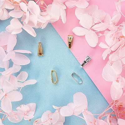 Brass Snap on Bails KK-PH0035-42-1