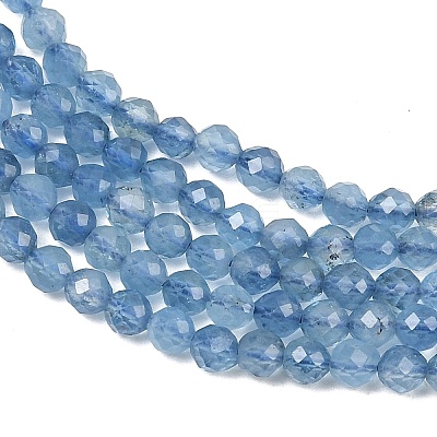 Natural Devil Blue Aquamarine Beads Strands GG-CBAF158-D01-09-1