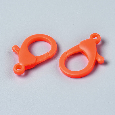Plastic Lobster Claw Clasps KY-ZX002-01-B-1