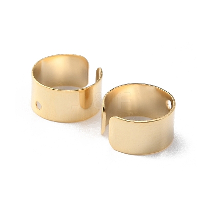 Brass Ear Cuff Findings LS-KK-WH0079-30G-1