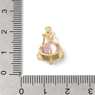 Brass Pendants KK-C062-037G-02-1
