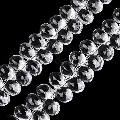 Transparent Glass Beads Strands GL-N005-02A-A01-1