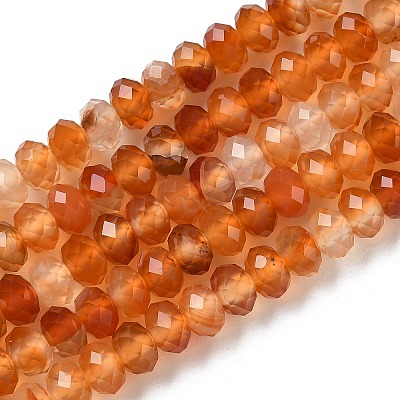 Natural Banded Agate Beads Strands G-D344-A34-03-1