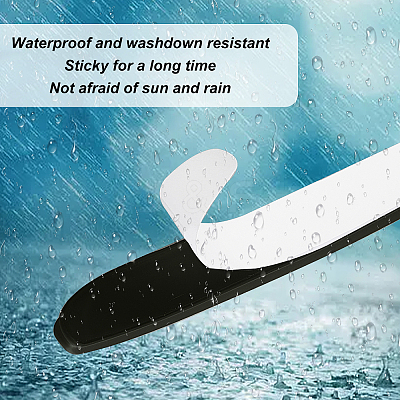 PVC Plastic Car Anti-Collision Strip Stickers AJEW-WH0258-208B-1