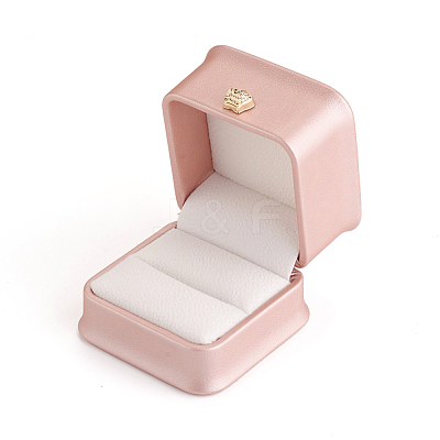 PU Leather Ring Gift Boxes LBOX-L005-A01-1