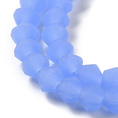 Imitation Jade Frosted Glass Bead Strands LS-EGLA-A039-J4mm-MD04-1