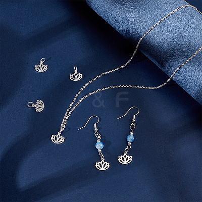 6Pcs Hollow 925 Sterling Silver Charms STER-DR0001-35-1