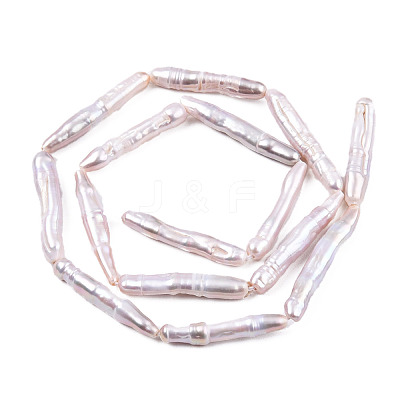 Natural Baroque Pearl Keshi Pearl Beads Strands PEAR-N021-15-1