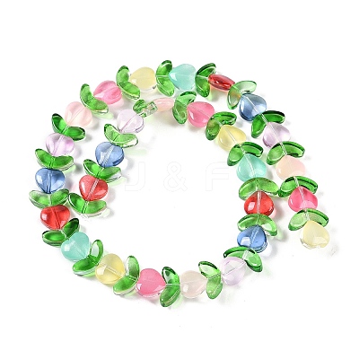 Transparent Glass Beads Strands GLAA-B021-04E-1