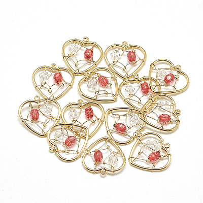 Brass Pendants X-KK-T032-062G-03-1