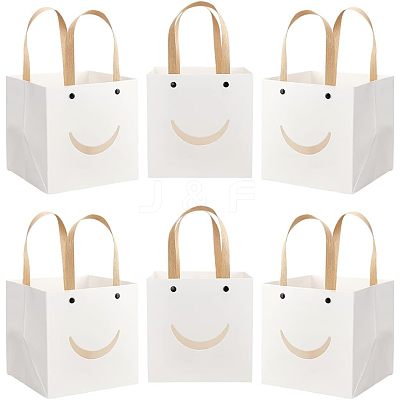 Funny Craft Paper Handbags CARB-WH0018-02B-1