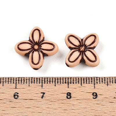Opaque Acrylic Beads SACR-T017-21-1