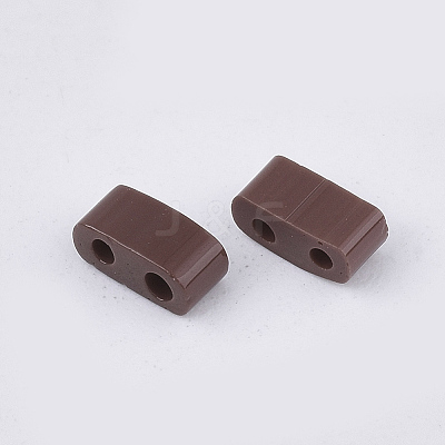 FGB 2-Hole Glass Seed Beads SEED-S031-M-046-1