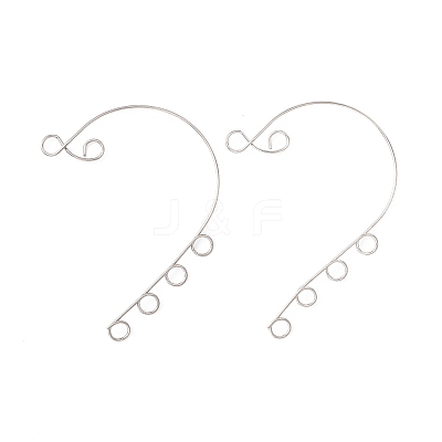Tarnish Resistant 316 Stainless Steel Ear Cuff Findings X-STAS-H148-04P-1
