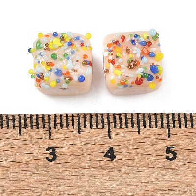 Handmade Lampwork Beads LAMP-Z022-01G-1